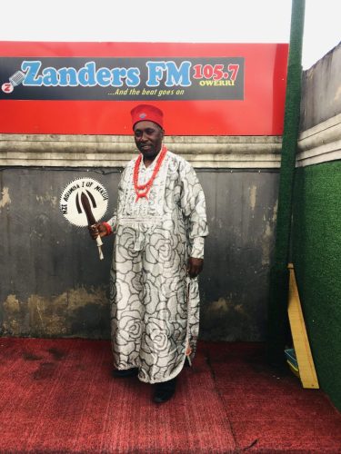 Nekede Ancient Kingdom Chieftain @ Zanders FM after a program